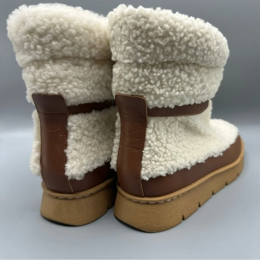 Marc Fisher Boots Fur Women’s Winter Luxury Kamryn Style Size 7.5